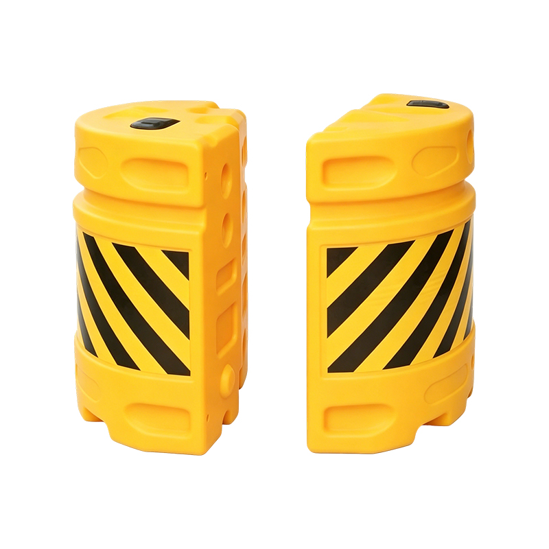 モジュール式組み合わせ HDPE 交通耐衝撃バレルと反射シート