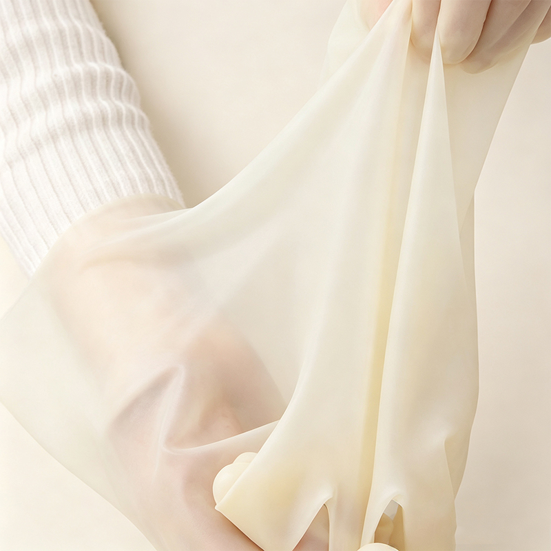 厚みのある食品グレードの安全なニトリル手袋
