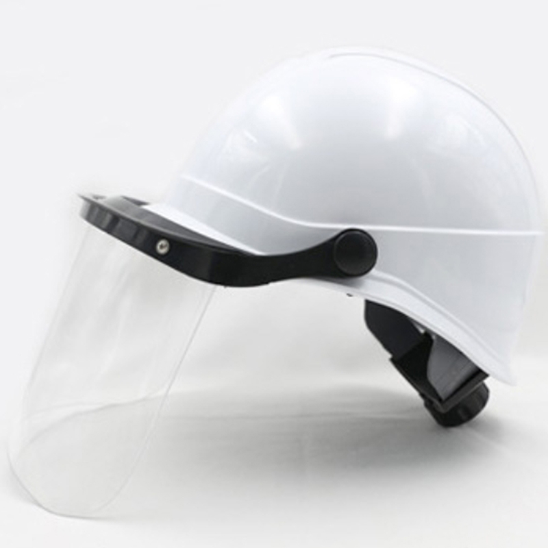 一体型バイザー付き抗アーク電気技師用安全ヘルメット